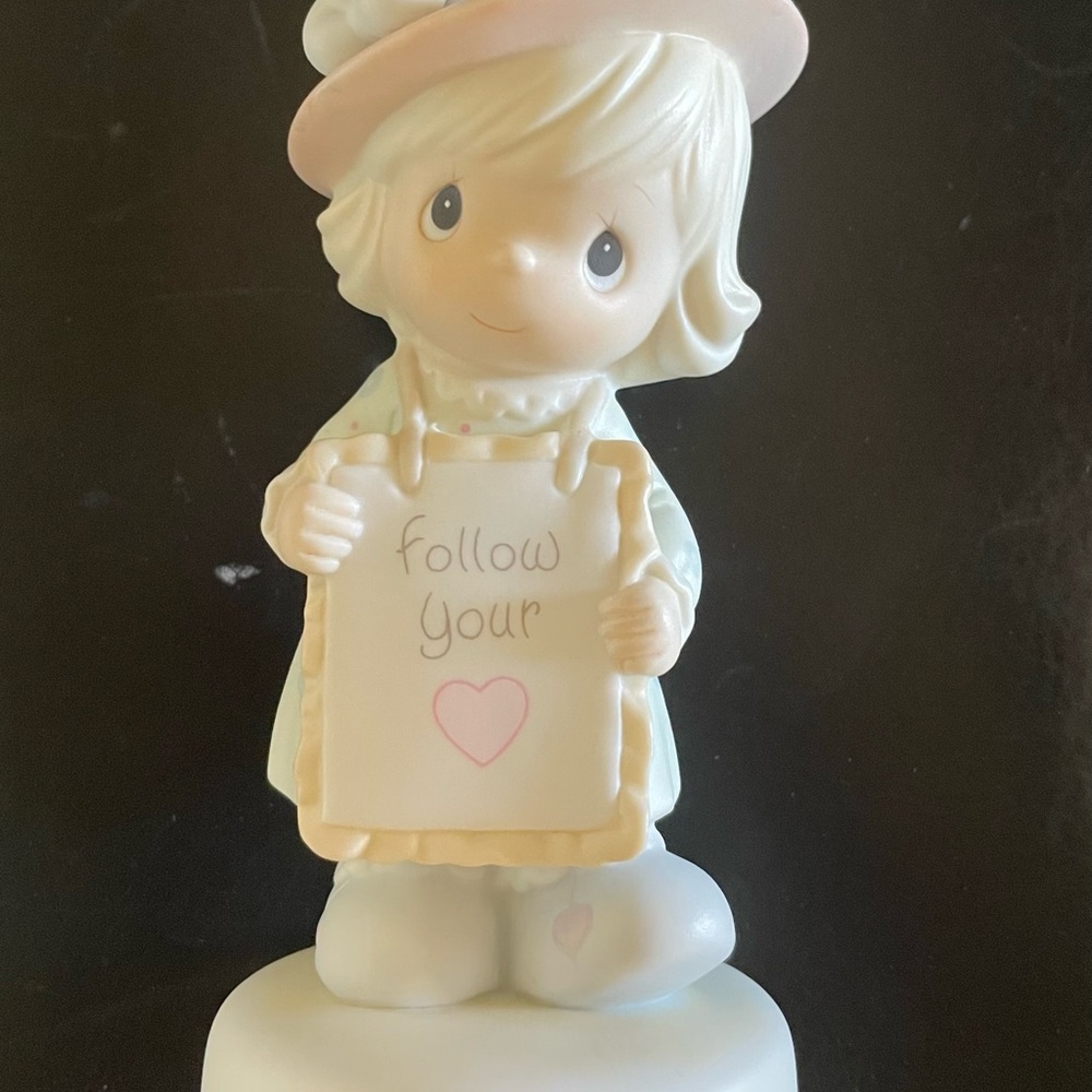 Precious Moments “Follow Your Heart” Porcelain Figurine